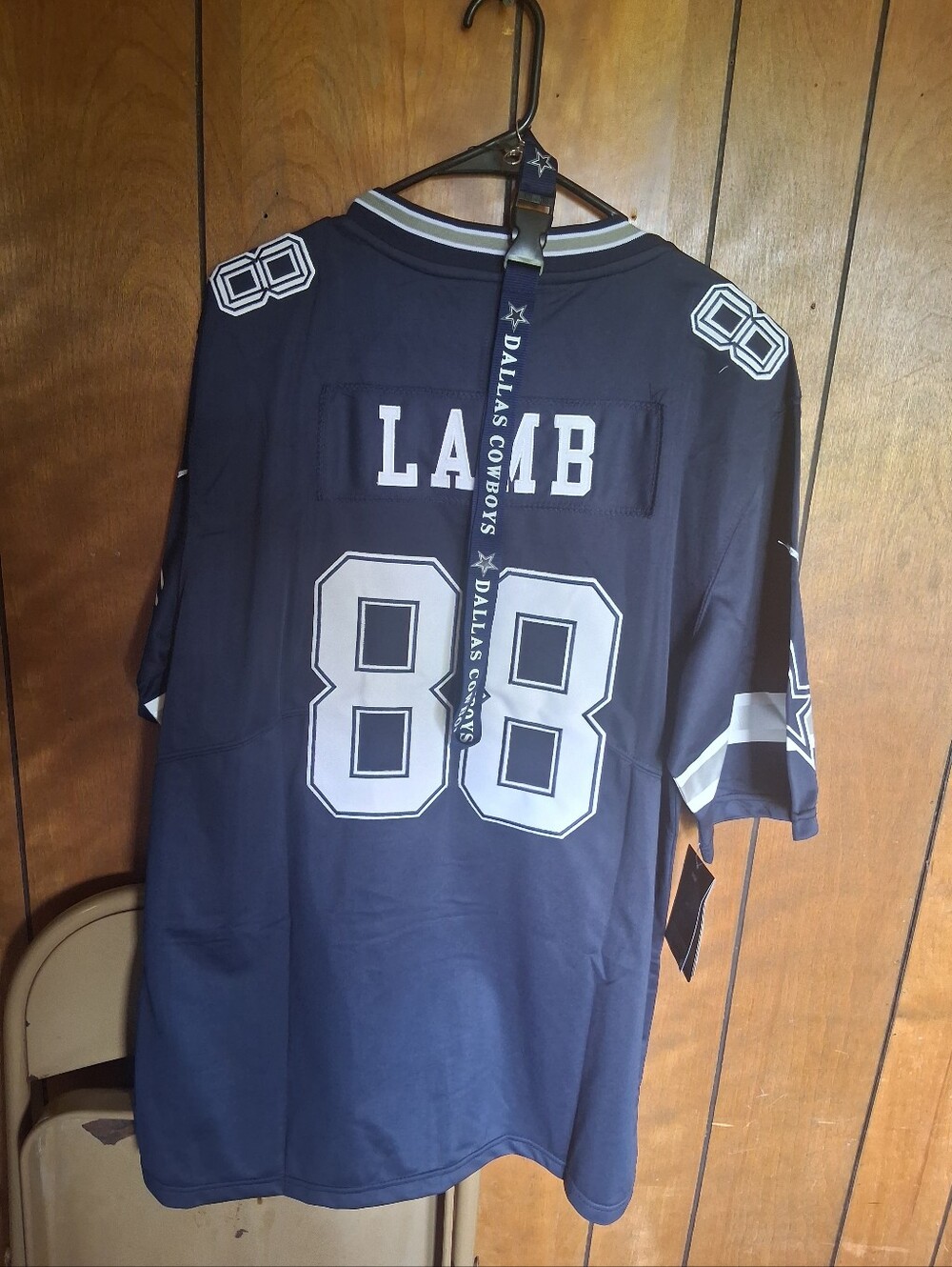Dallas Cowboys lanyard with Large CD Lamb jersey